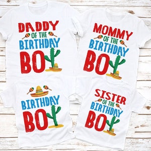 Mexican Birthday Shirt, Mexican Family Birthday Shirts, Spanish Birthday Shirt, Sombrero birthday Shirt, Cactus Birthday Shirt, fiesta