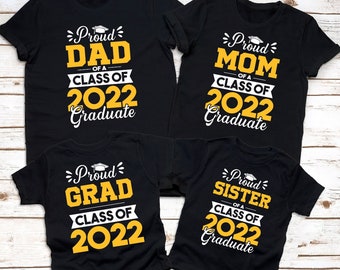 Graduation Family Shirts, Proud Mom of the Graduate shirt, Personalized Graduation Family Shirts, Graduation Gift Shirt, Proud Grad Shirt