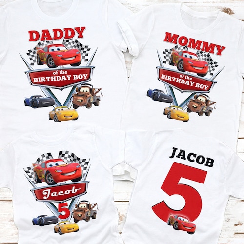 disney cars birthday shirt