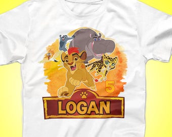 Lion Guard Birthday Shirt, Lion Guard Party Tshirt, Custom Birthday Outfit shirt, Party Gaurd Shirt