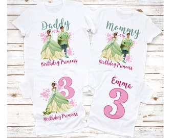princess tiana birthday shirts
