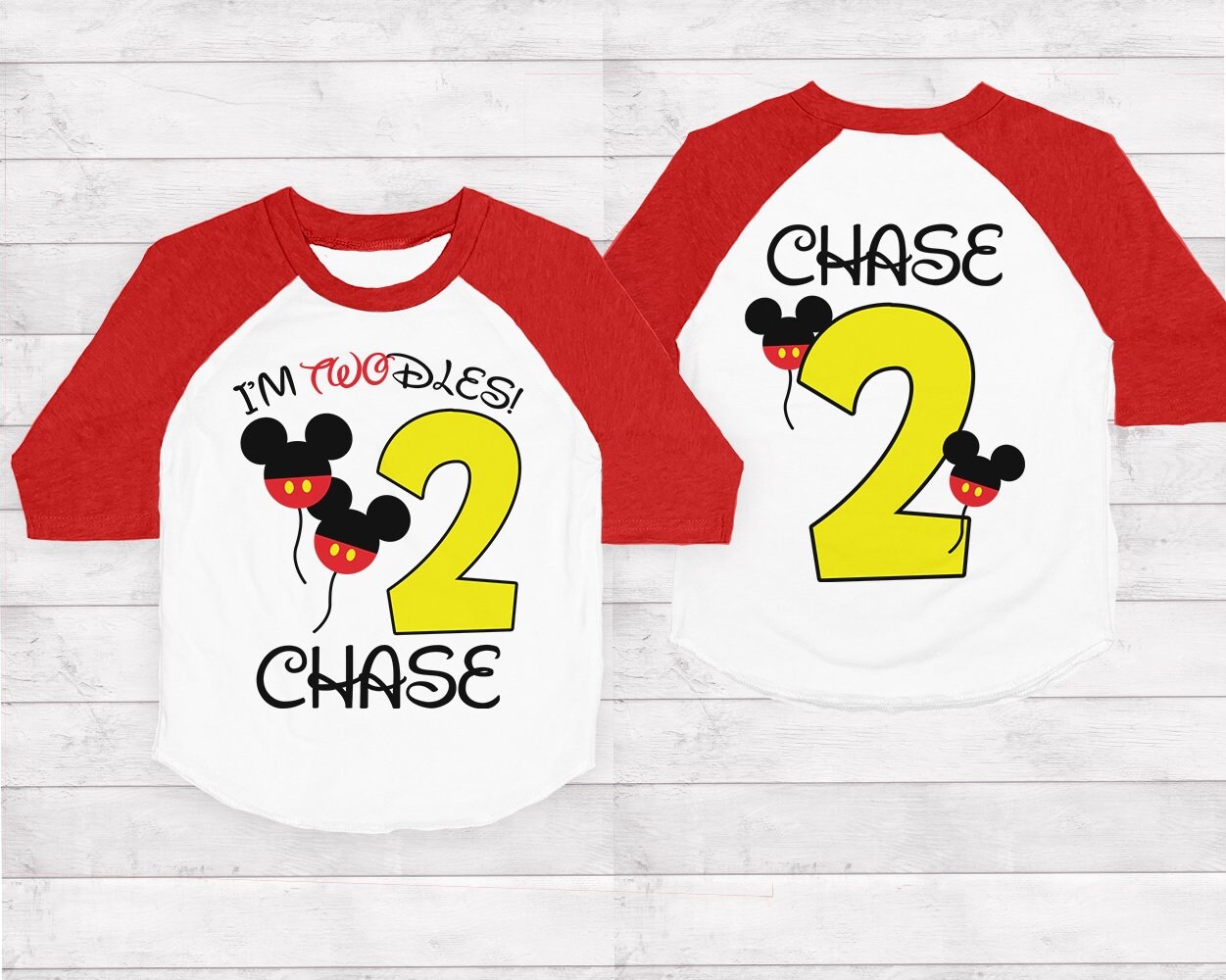 Mickey mouse hotsell 2nd birthday outfit