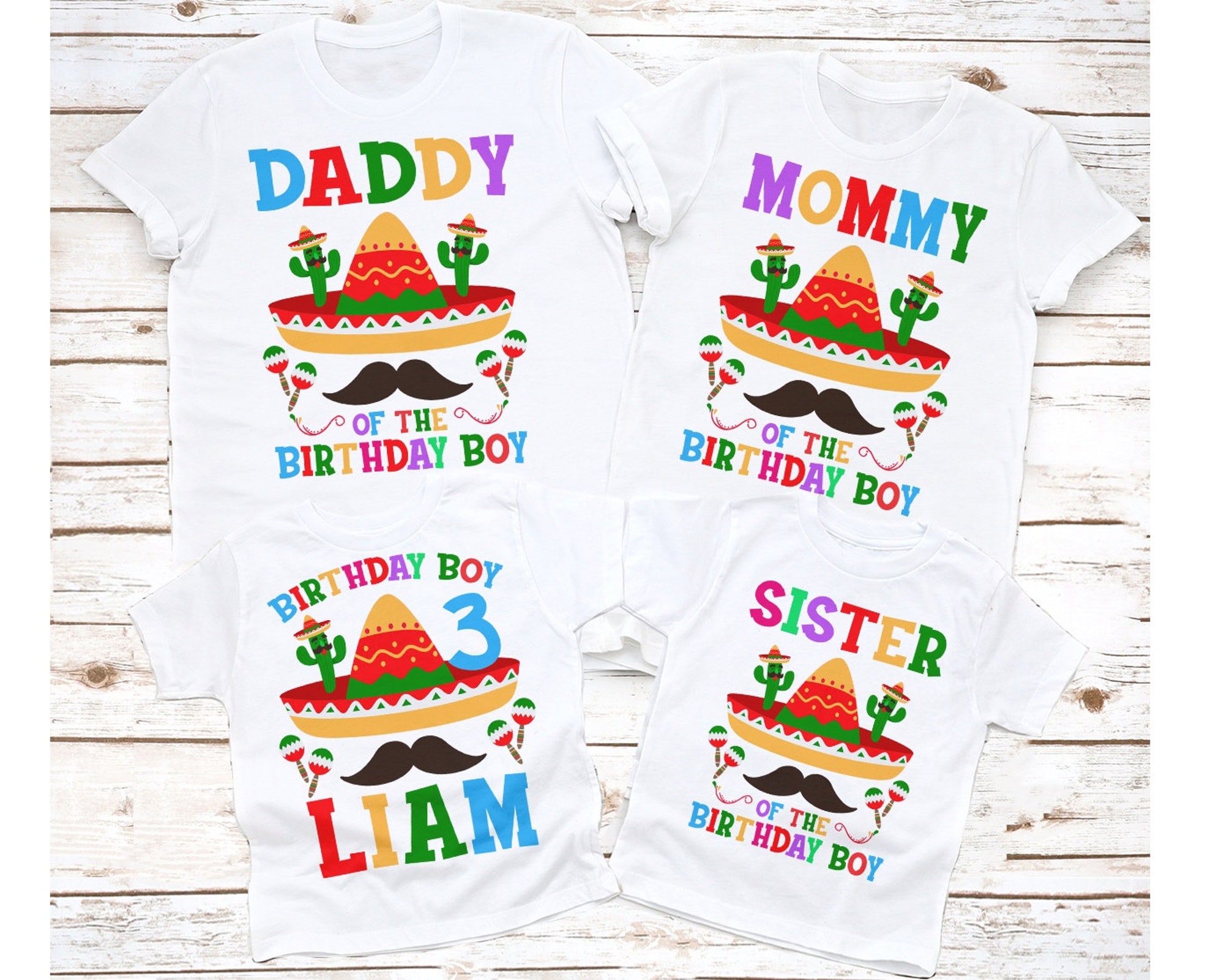 Birthday boy shirt, Fiesta Birthday shirt, Taco Party shirt, Sombrero Birthday shirt, Mexican Birthday shirt, white tee Birthday shirt,