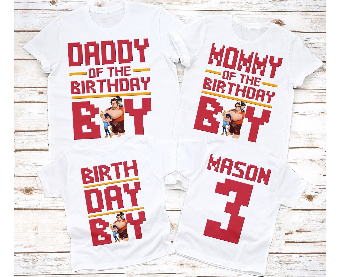 Wreck It Ralph Birthday Shirt Family Wreck It Ralph Birthday Shirt