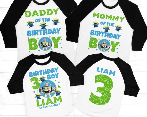Buzz Lightyear Birthday Shirt Toy Story 