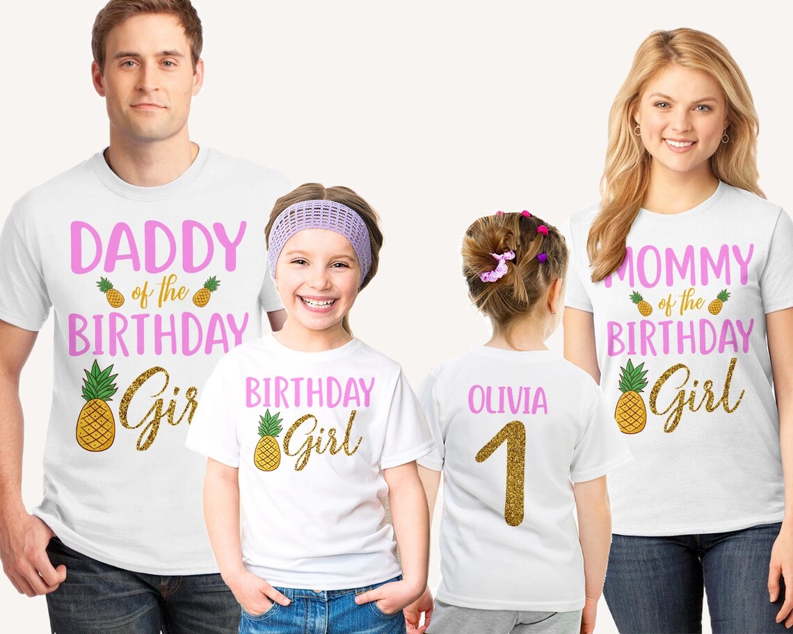 Pineapple Birthday Shirt 1st birthday girl outfit Pineapple Etsy
