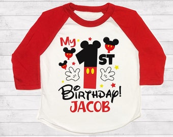 Mickey Mouse Birthday Shirt Mickey 