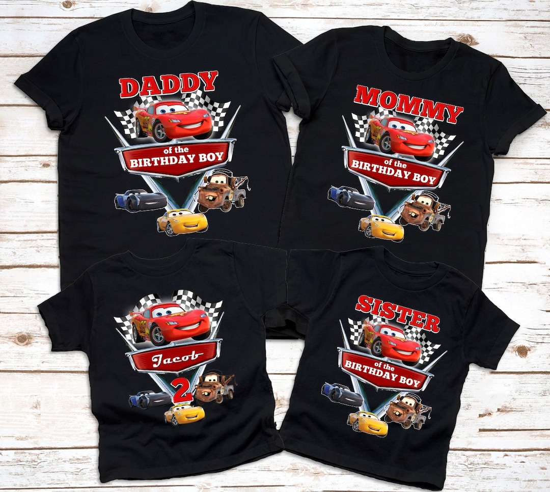 Cars Birthday Shirt, Disney Cars Birthday Shirt, Cars Birthday Family