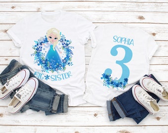 Elsa Big Sister Shirt, Frozen Big Sister Shirt, New Big Sister