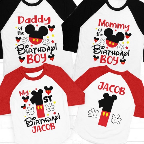 mickey mouse shirts birthday