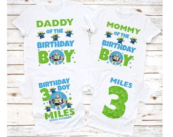 Buzz Lightyear Birthday Shirt, Toy Story Birthday shirt, Buzz Lightyear Family Birthday shirt, Toy Story Matching Family Birthday shirt tee