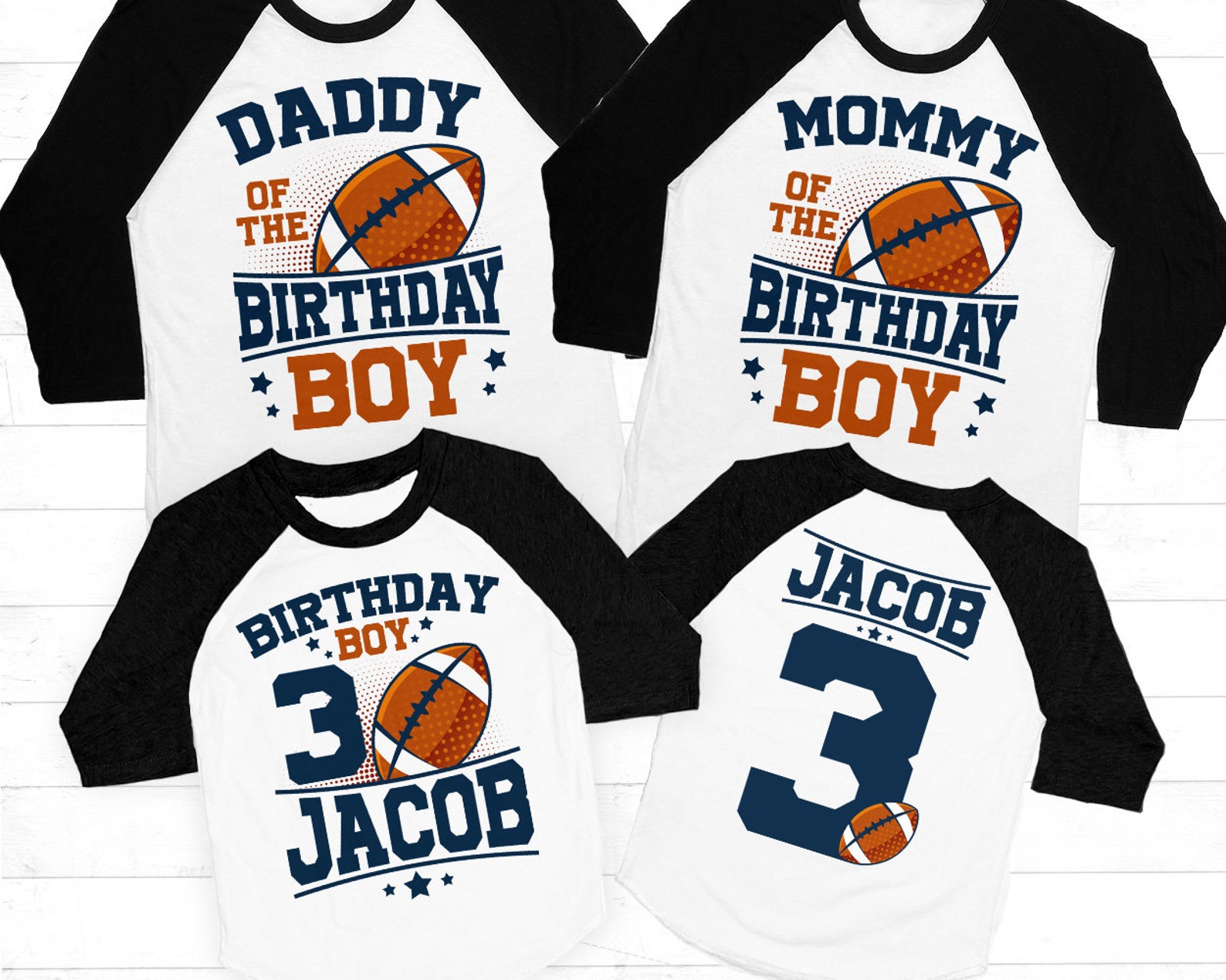 Football Birthday Shirt Family Football Birthday Shirt Boys - Etsy