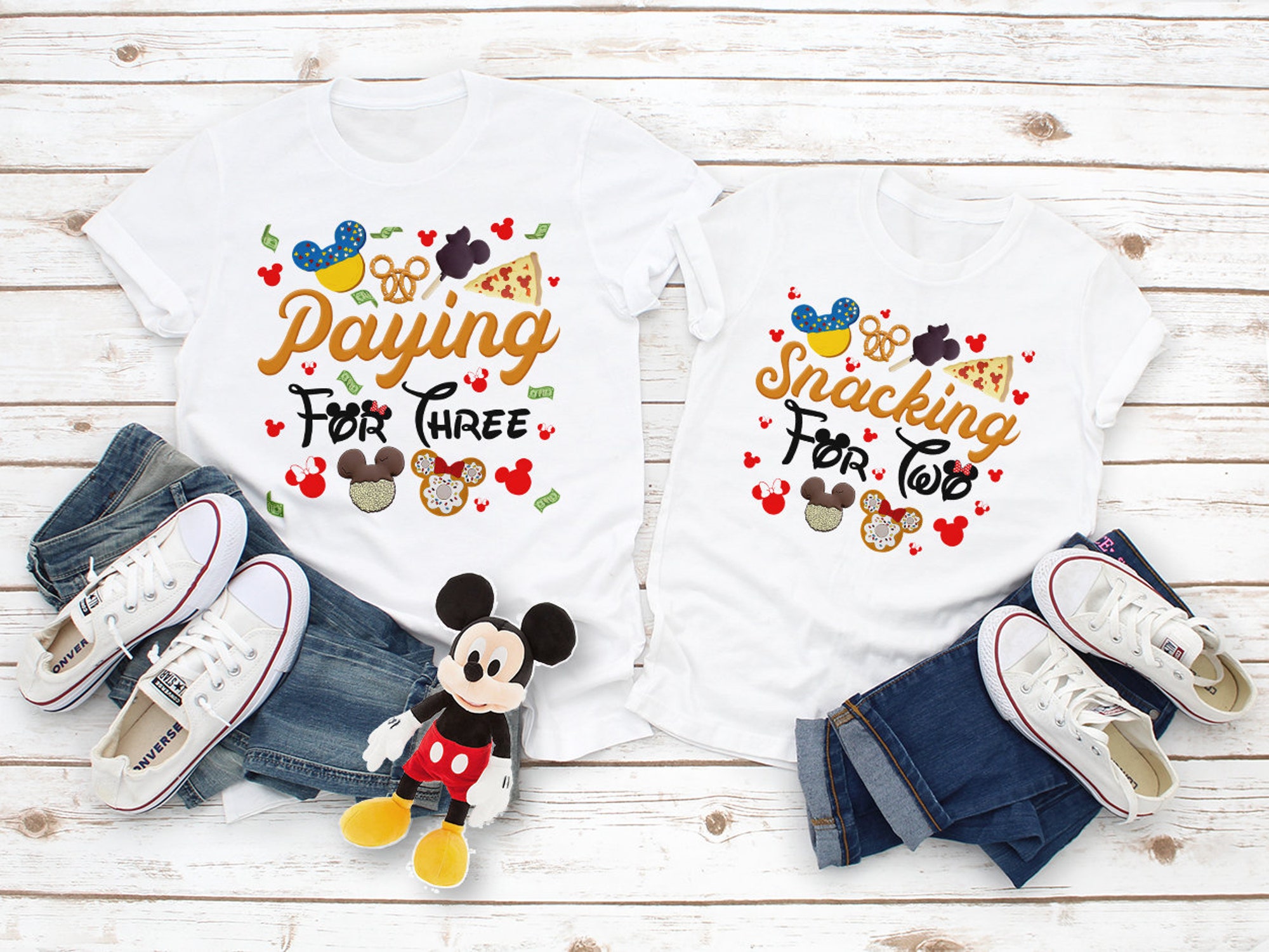 Snacking For Two Paying For Three Pregnancy Announcement Family Vacation Shirts