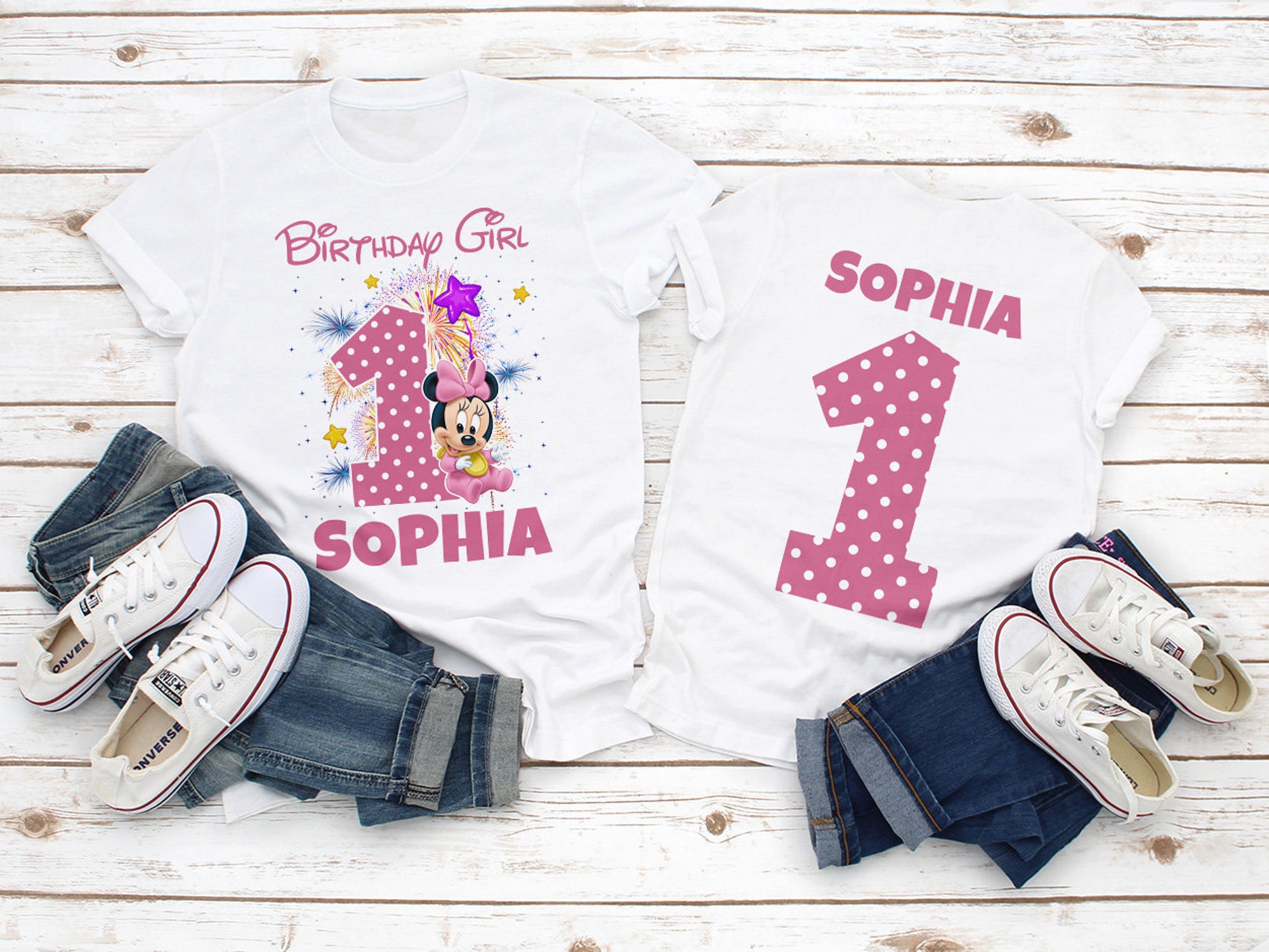 Baby Minnie Birthday Shirt, Minnie Mouse Mommy Birthday shirt, Minnie Birthday shirt, Minnie Matching Family Birthday shirts, Girls Birthday