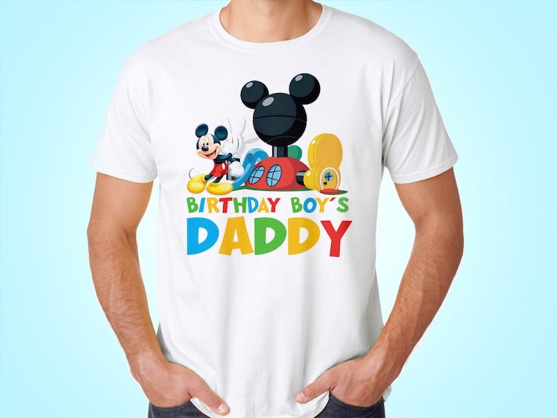 mickey mouse dad shirt