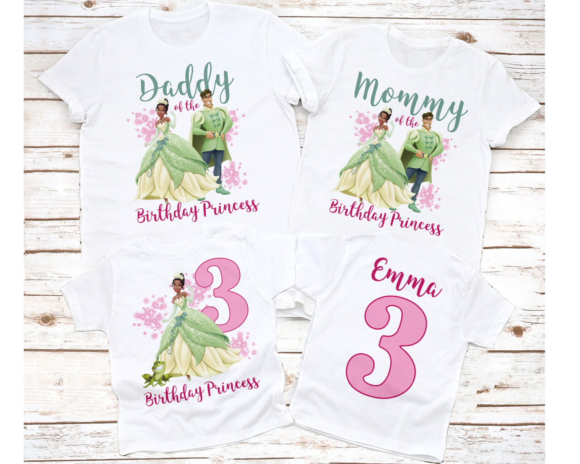 Princess Tiana Shirt, Tiana Mommy shirt, Princess and Frog Birthday shirt, Tiana Matching Family Birthday shirts, Disney Girl Birthday shirt