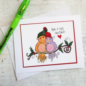 Christmas cards, handmade christmas cards, holiday cards, christmas gift wrap, christmas greetings, multi pack cards, whimsical christmas