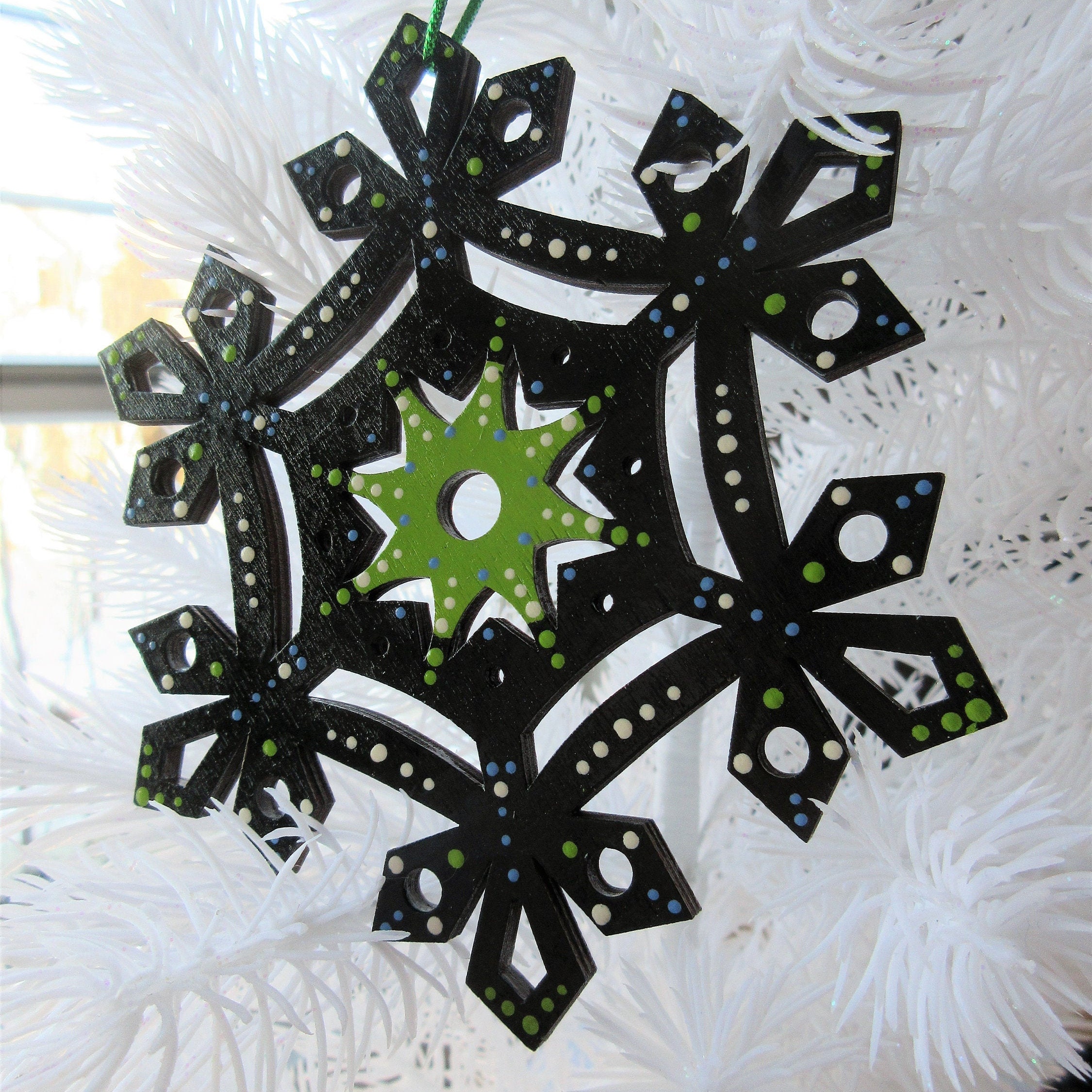 One of a kind decorations non-traditional christmas colors | Etsy