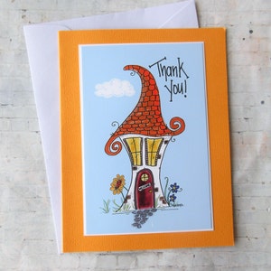 Cartes de remerciement, cartes vierges, cartes de voeux faites main, art de la maison, jolies cartes illustrées, cartes fantaisistes, emballage cadeau pour la maison, cadeaux de remerciement