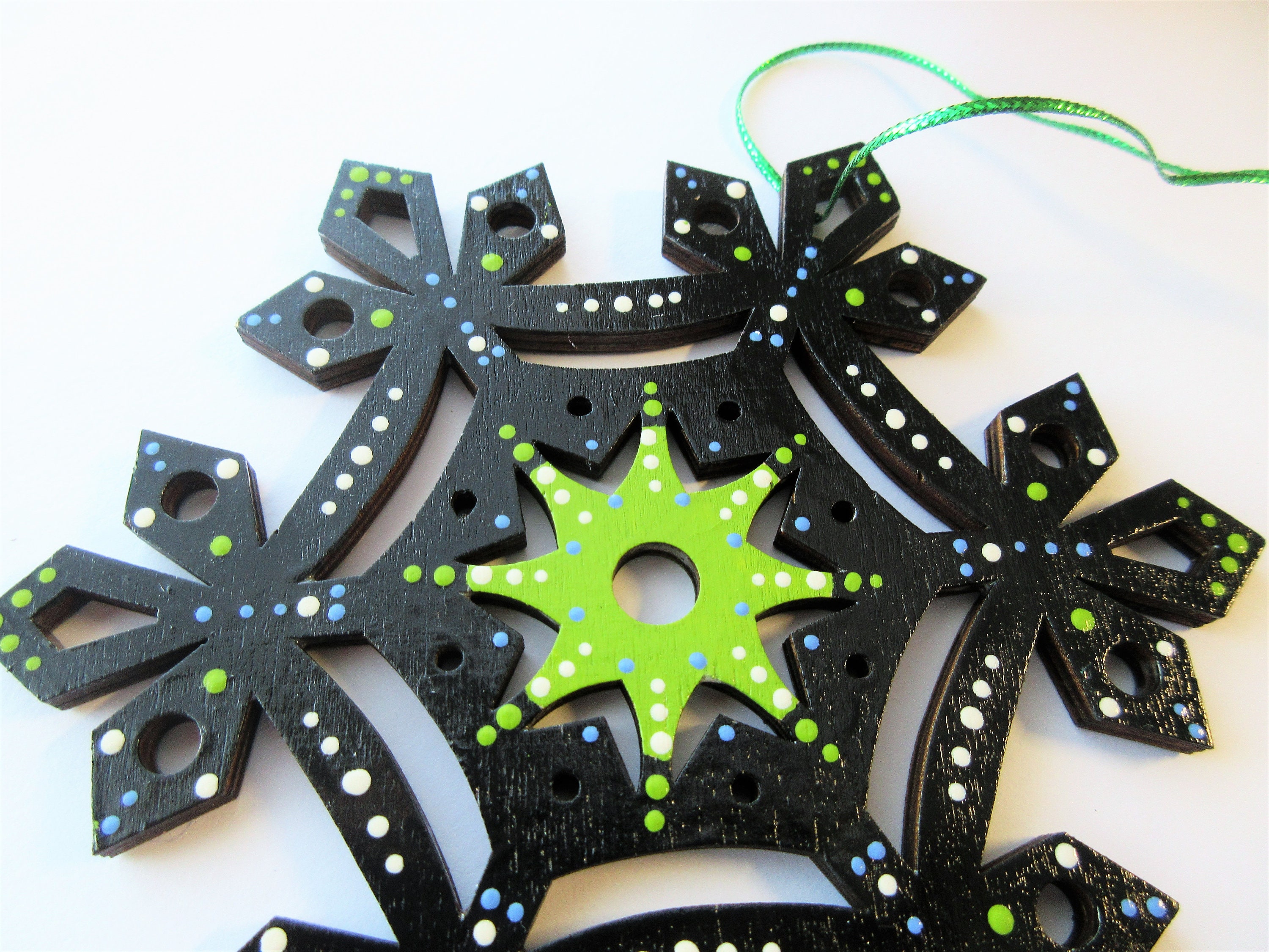 One of a kind decorations non-traditional christmas colors | Etsy