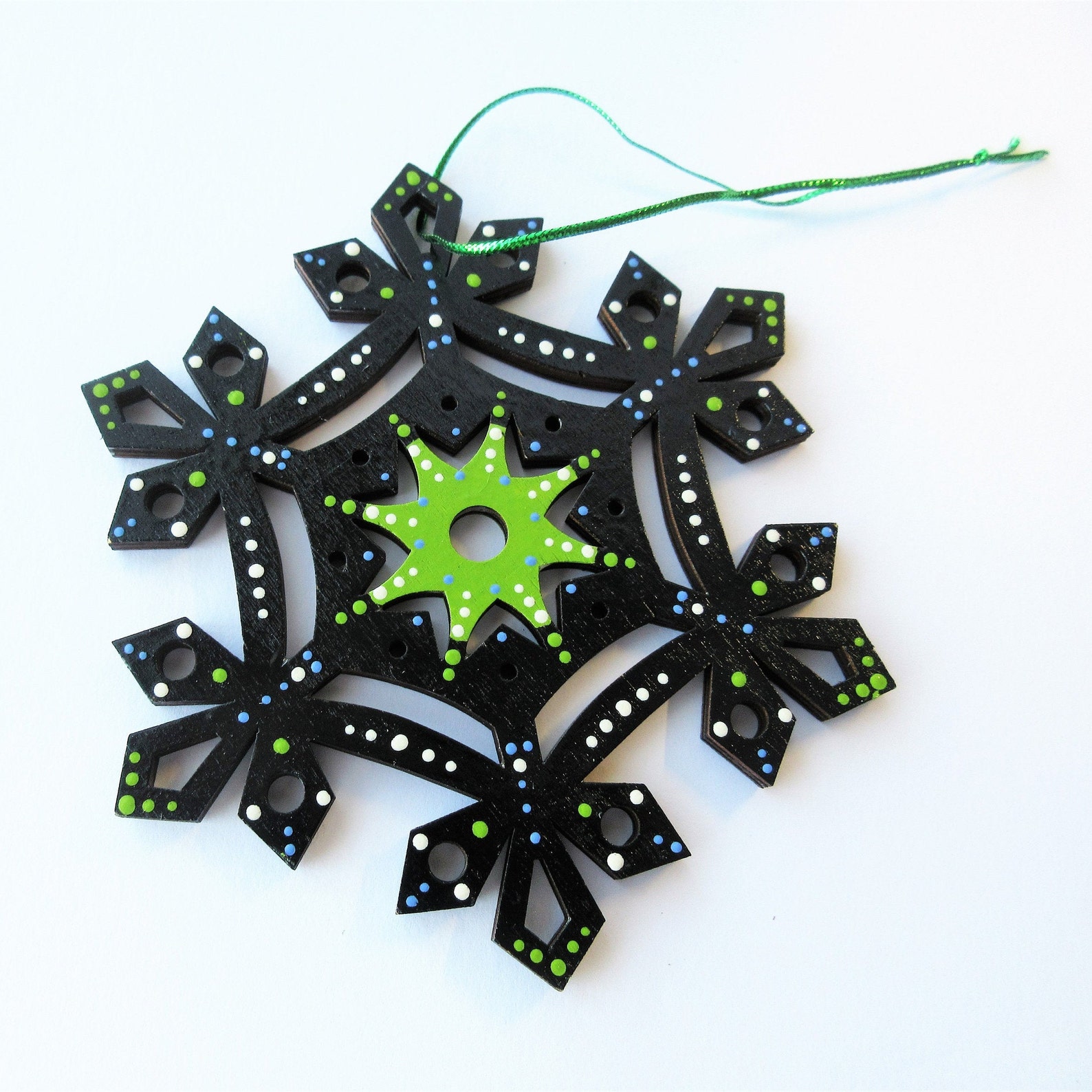 One of a kind decorations non-traditional christmas colors | Etsy