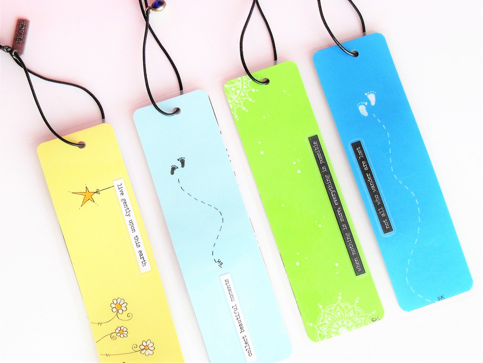 Handmade State Map Bookmark: Laminated Travel Gift - Etsy