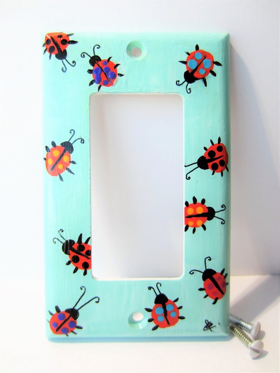 Ladybug Lightswitch Cover Ladybug Decor Ladybug Etsy