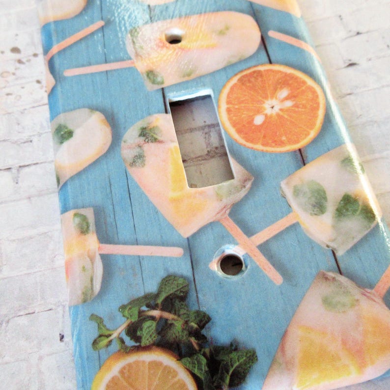 Ice Cream Popsicle Light Switch Cover: Whimsical Home Decor - Etsy