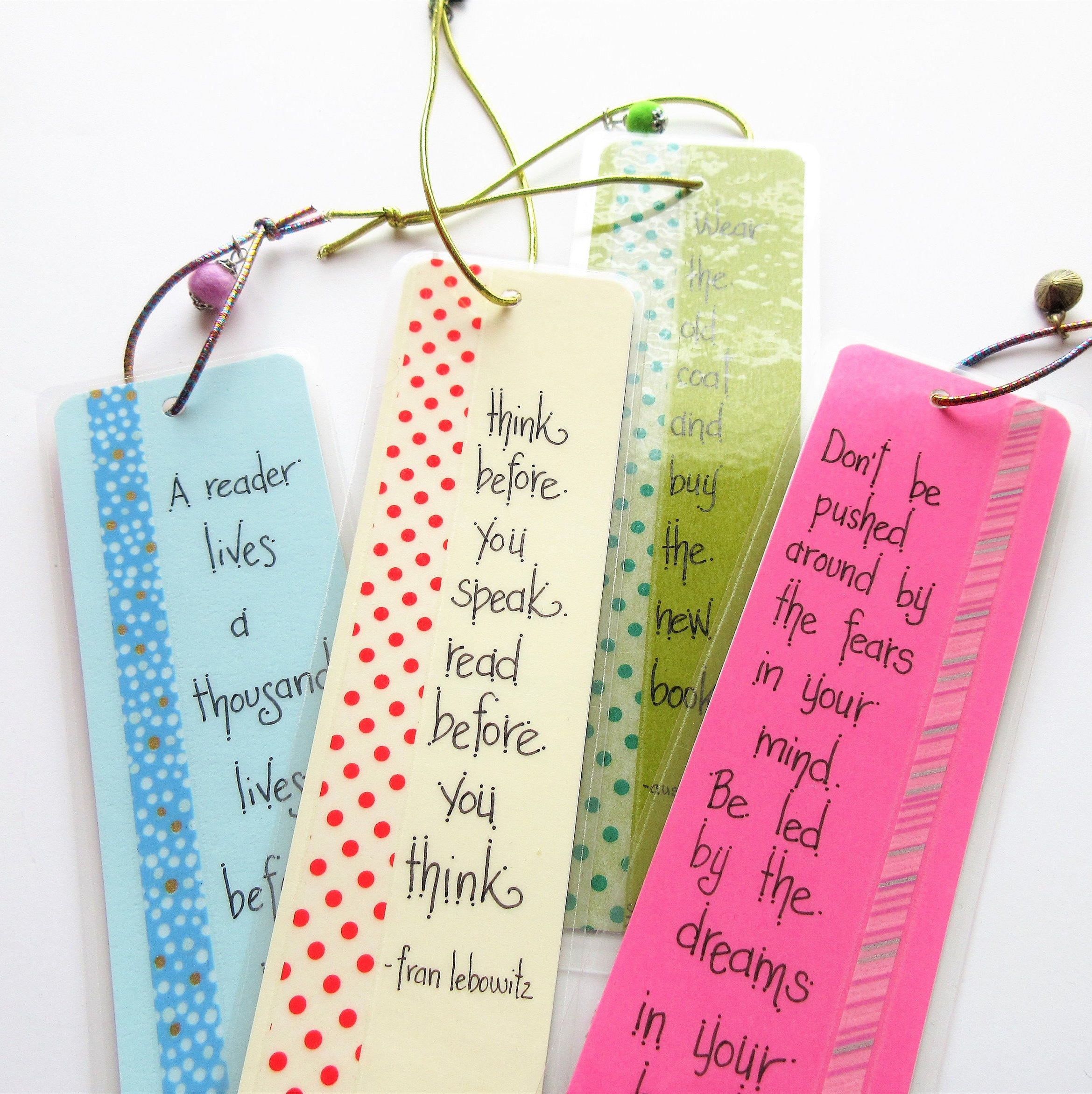 DIY Bookmark With Book List Pocket: +10 Extra Design Ideas
