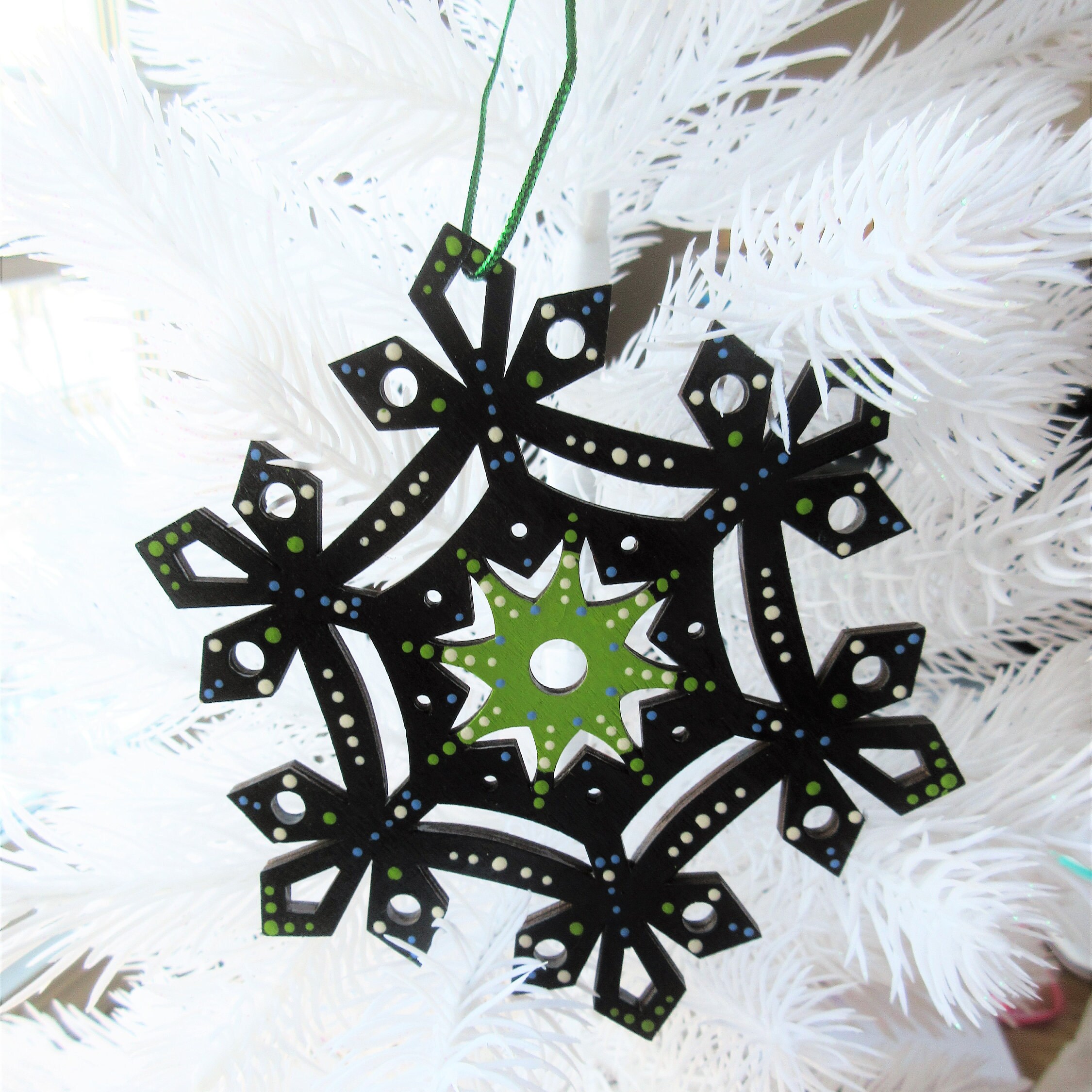 One of a kind decorations non-traditional christmas colors | Etsy