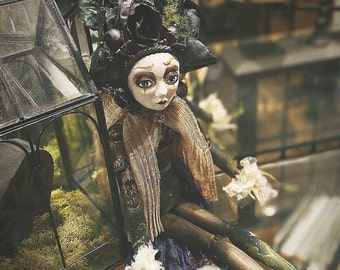 OOAK art doll Lunar Dreams “She is full of Stardust”
