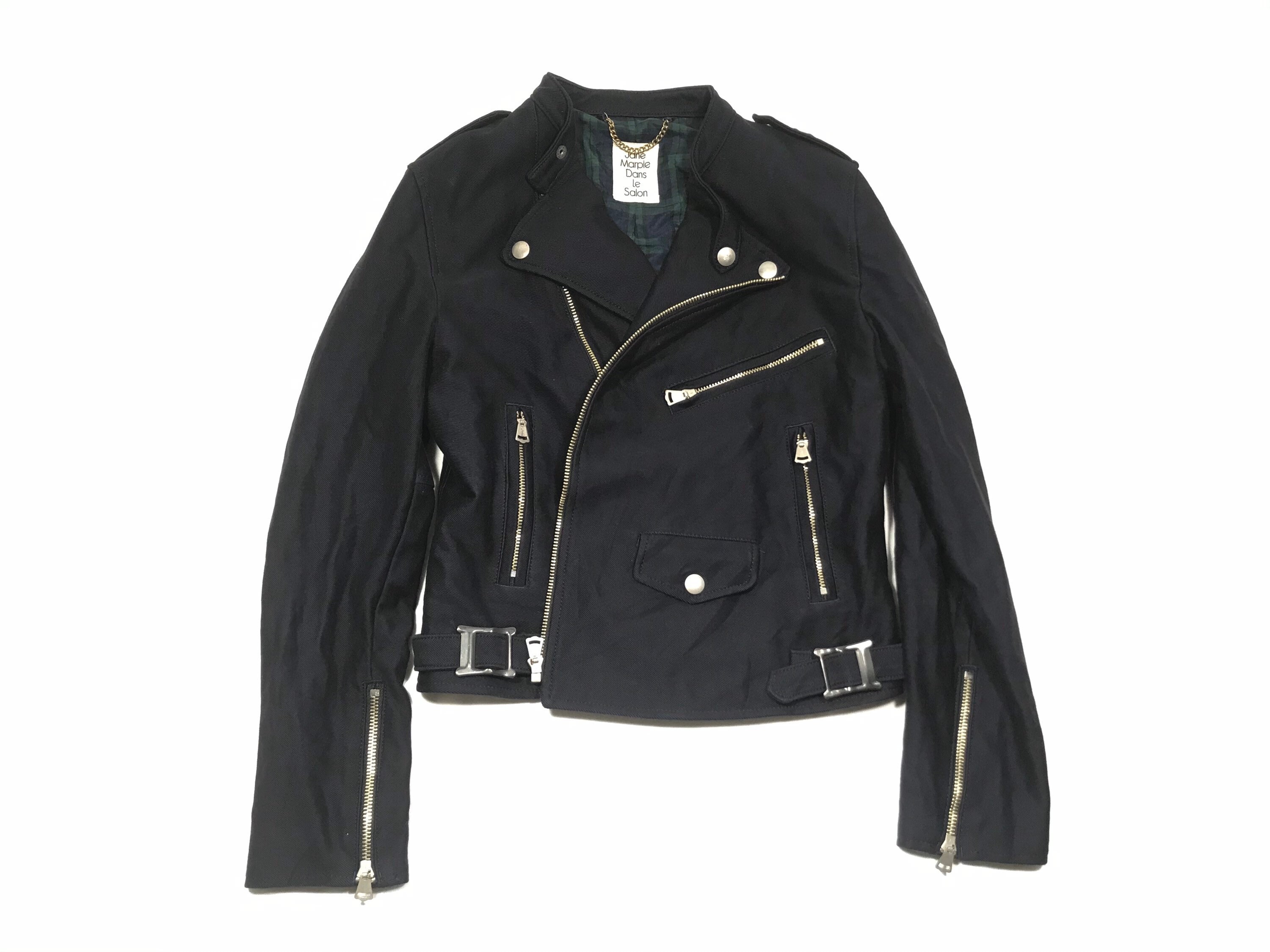 JANE MARPLE Dans Le Salon Designer Biker Jacket Sz Medium Made - Etsy