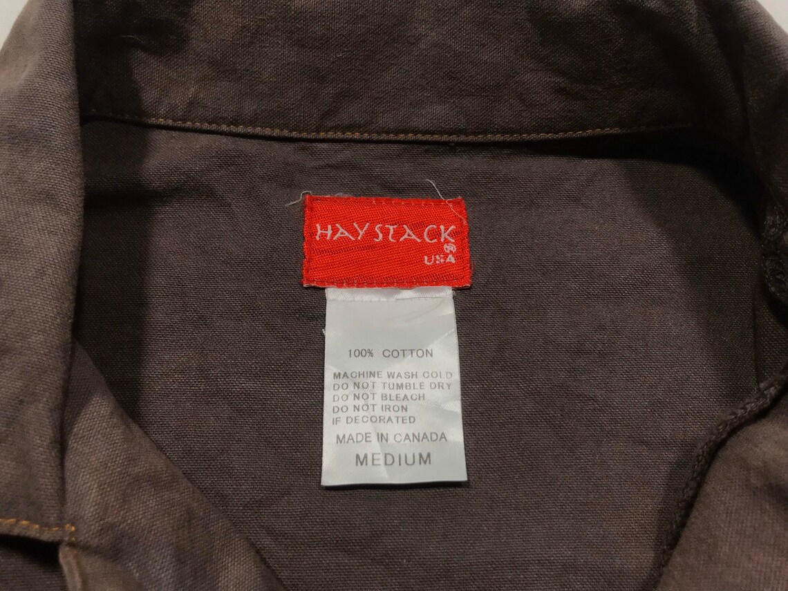 HAYSTACK USA Workwear Chore Jacket Yi Medium Made in Canada - Etsy