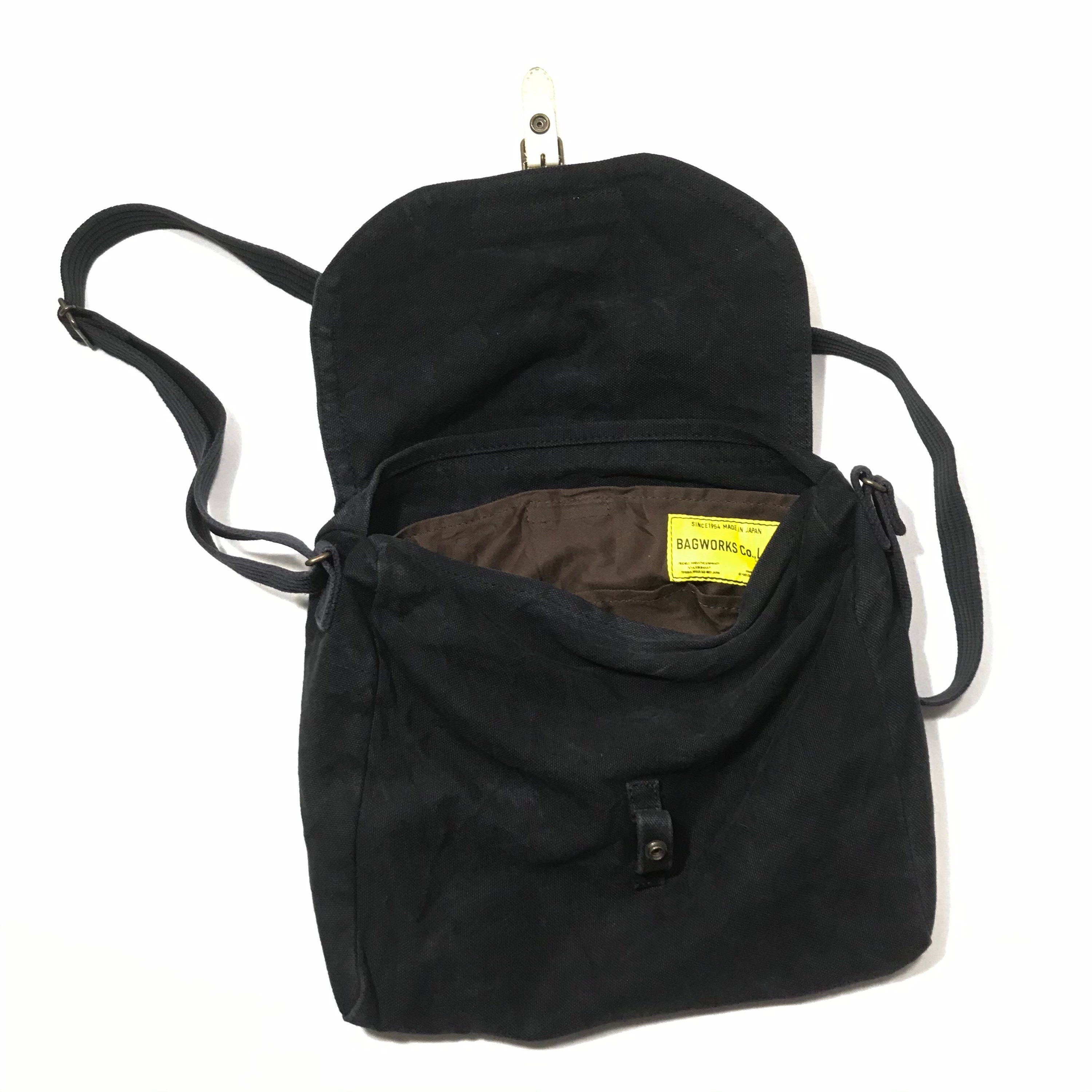BAGWORKS CO LTD Canvas Messenger Bag Made in Japan Etsy