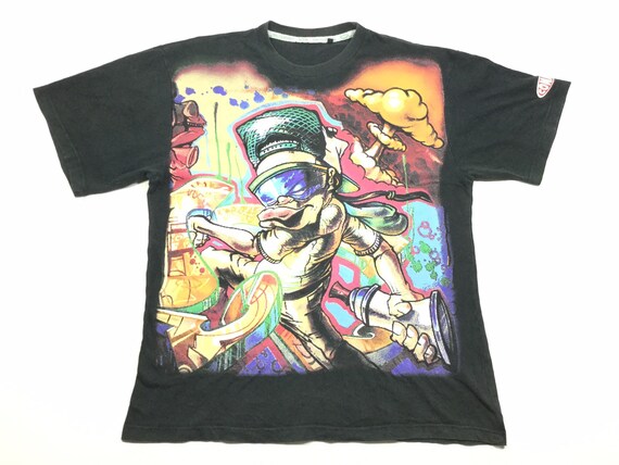Rare Vintage CONART Clothing Inc. Art Graffiti Hip