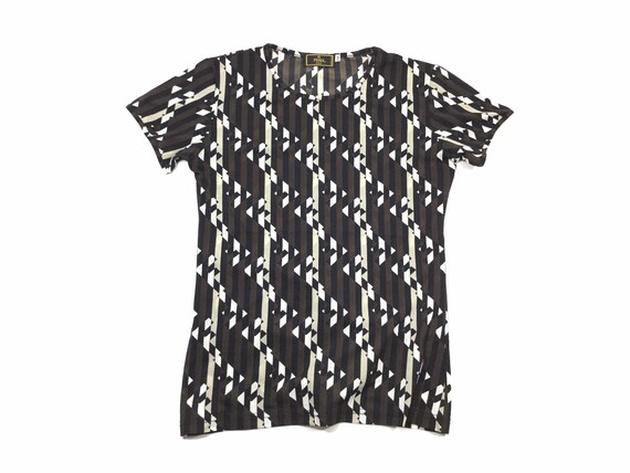 FENDI Designer Zucca Tops Sz 44 Made in Italy