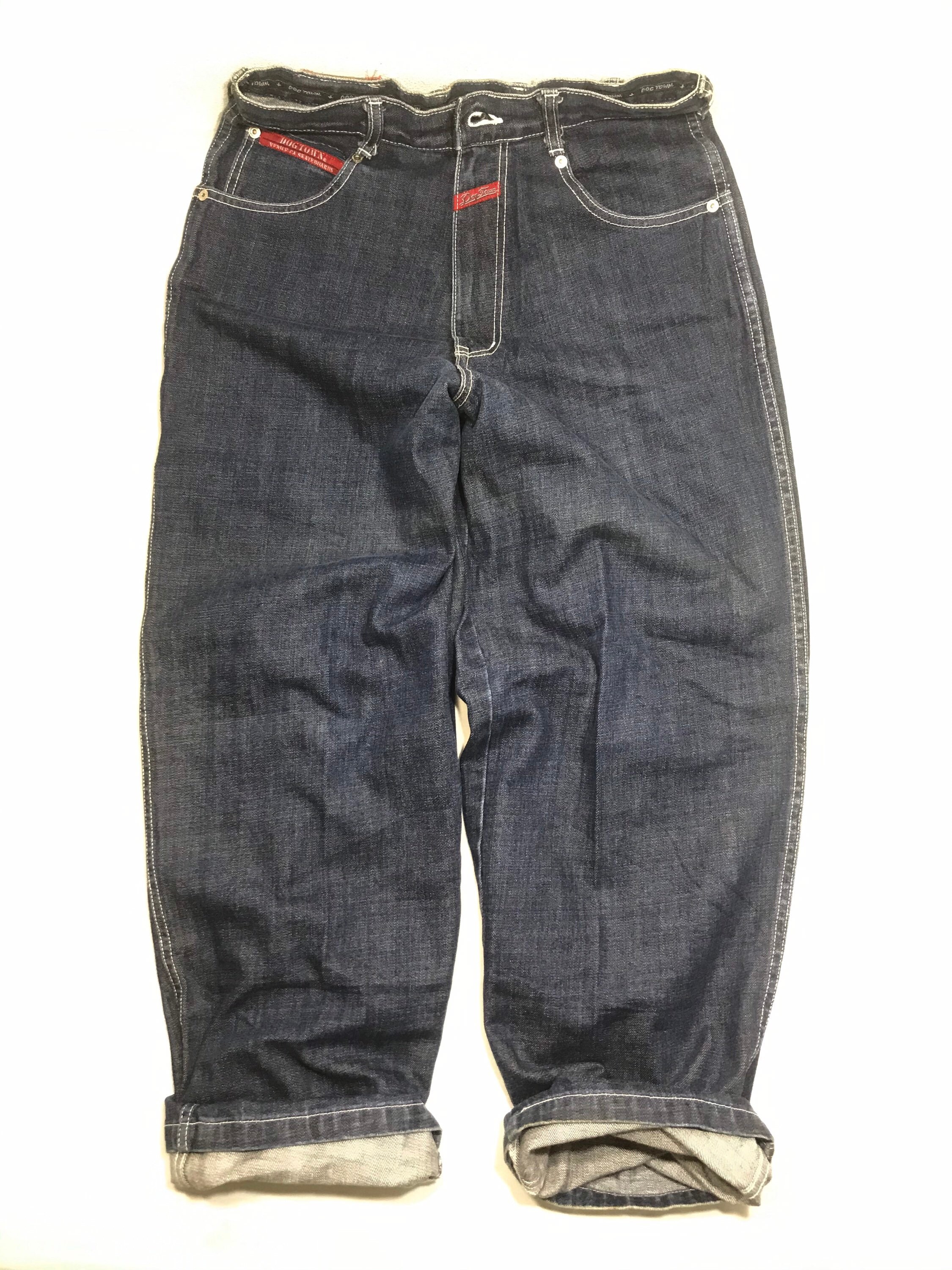 Rare Vintage 90' DOG TOWN Skateboard Denim Baggy Pants Sz - Etsy