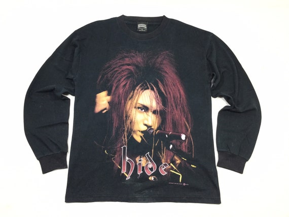 Vintage 90 Hide Xjapan Psyence Glam Rock Tees Sz Medium Etsy