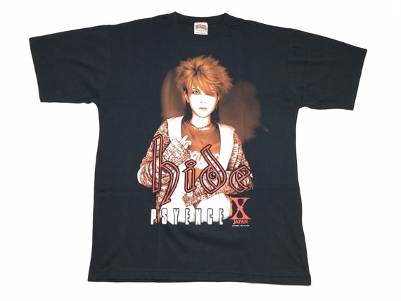 Vintage 90 Hide Xjapan Psyence Glam Rock Tees Sz X Large Etsy