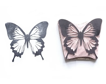 Large Ulysses Butterfly  Rubber Stamp | 025142