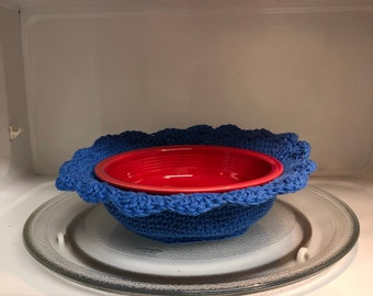 Scalloped Bowl Cozy Crochet Pattern