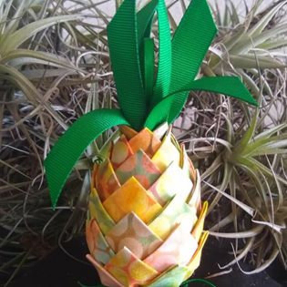 Hawaiian Pineapple Fabric Ornament Etsy
