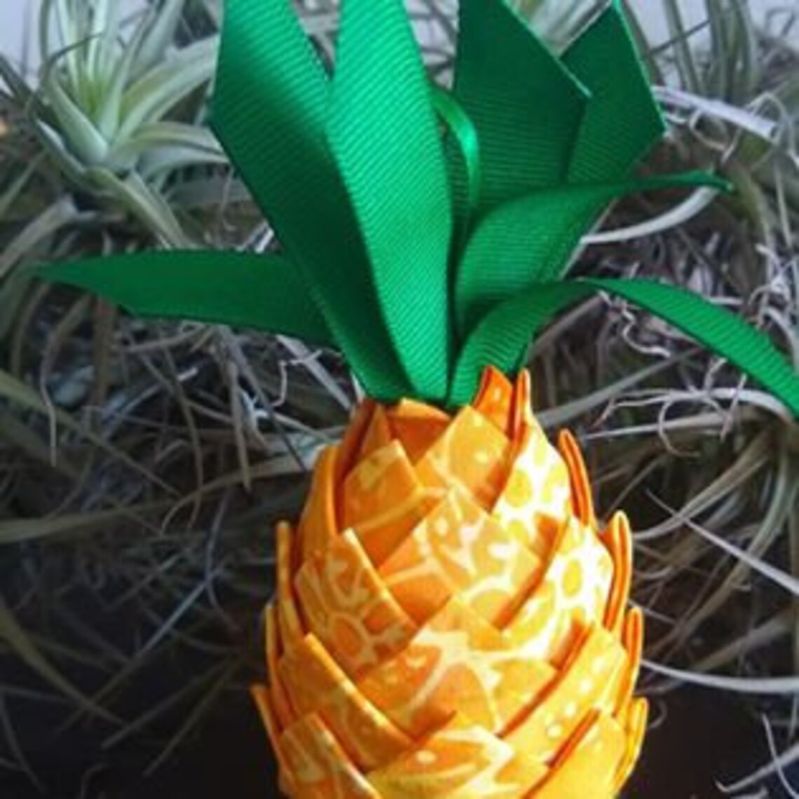 Hawaiian Pineapple Fabric Ornament Etsy