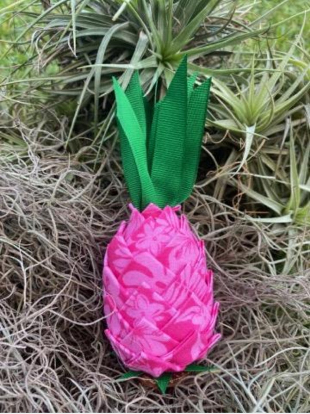 Hawaiian Pineapple Fabric Ornament Etsy