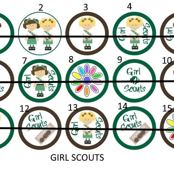 Girl Scout Bottle Cap Images - Etsy