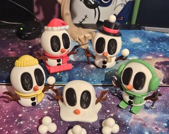Melt Your Heart! Adorable 3D Printed Snowman Fidget Figures