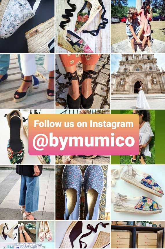 Alpargatas valencianas planas NEGRO / CRUDO / BLANCO - Etsy España