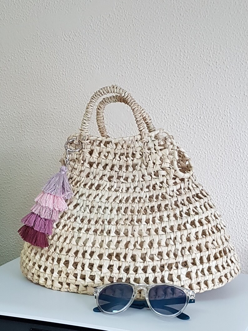 www.mumicospain.com Palm basket handbag 38cm x 24cm x 24cm SPIRALLED PORTUGUESE BASKET- made in Portugal