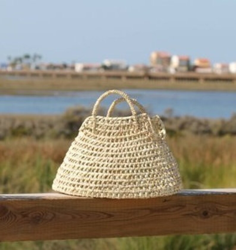 www.mumicospain.com Palm basket handbag 38cm x 24cm x 24cm SPIRALLED PORTUGUESE BASKET- made in Portugal