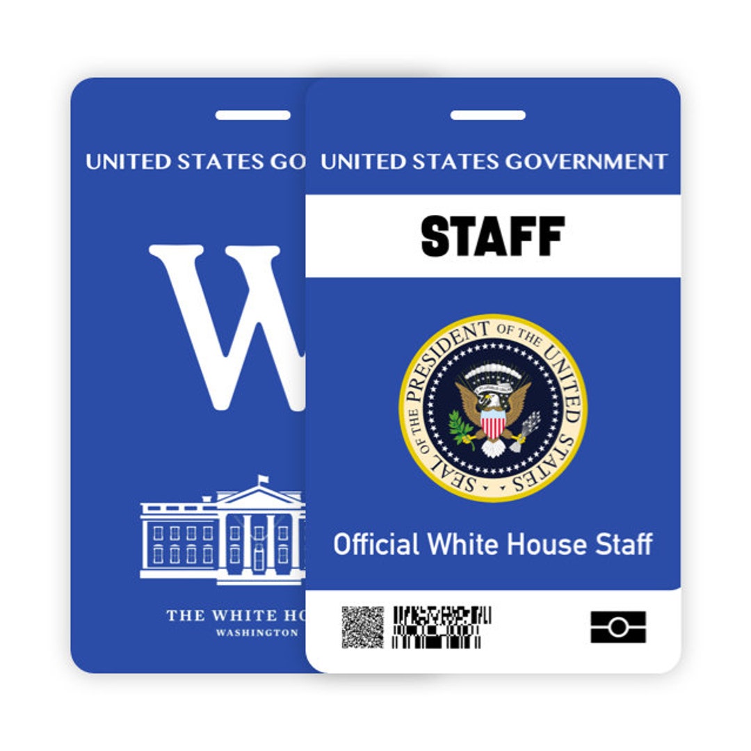 White House Staff Badge replica - Etsy
